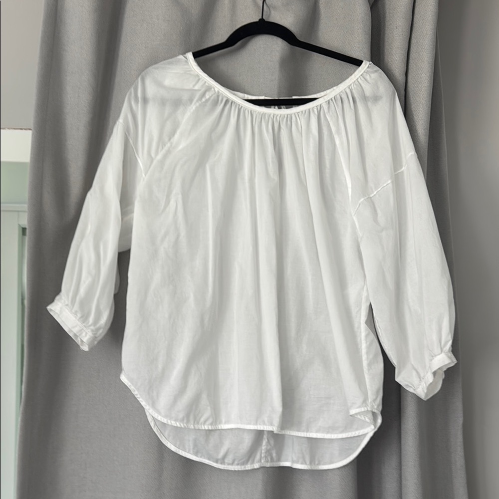 Everlane White Blouse